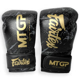 MTGP X Fairtex Black or White Pattern Velcro Boxing Gloves