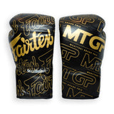 MTGP X Fairtex Black or White Logo Lace-Up Boxing Gloves