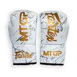 MTGP X Fairtex Black or White Pattern Lace-Up Boxing Gloves