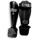 SP5 Fairtex Shin Pads - Yellow, Red and Black