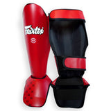 SP5 Fairtex Shin Pads - Yellow, Red and Black