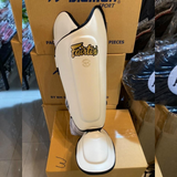 SP8 Fairtex Black Ultimate Shin Pads - White & Black