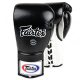 BGL6 Fairtex Lace-up Competition Gloves - Red, Blue & Black