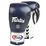 BGL6 Fairtex Lace-up Competition Gloves - Red, Blue & Black