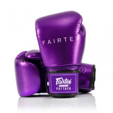 Fairtex Metallic Boxing Gloves - Red Green & Purple BGV22