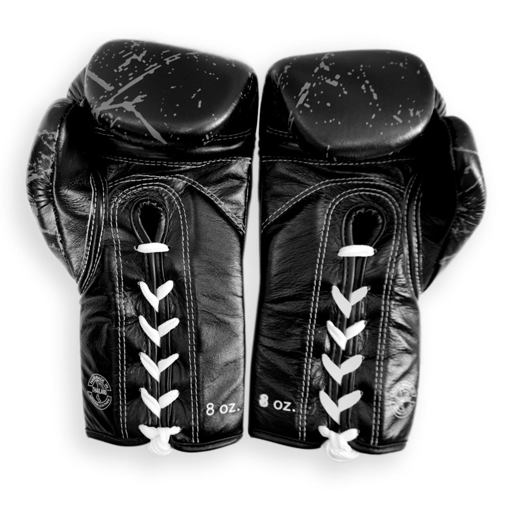 MTGP X Fairtex Black or White Pattern Lace-Up Boxing Gloves – Exo