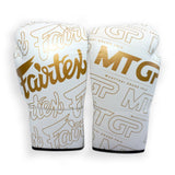 MTGP X Fairtex Black or White Logo Lace-Up Boxing Gloves