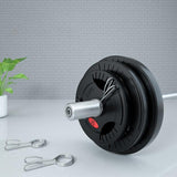 Rubber Covered Barbell Weights - Exo-Fitness