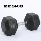 Hexagon Rubber Dumbbells