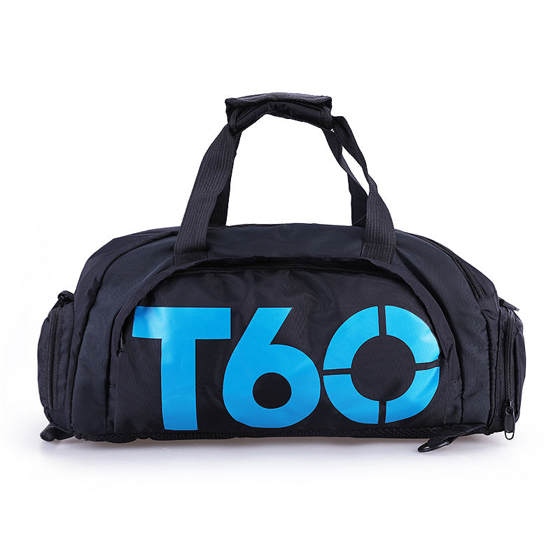 Fashion T60 Travel Duffel Gym Backpack Dark Blue - ETCT