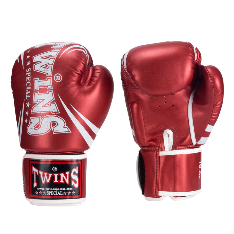 Twins Gold Boxing Gloves (FBGVS3-TW6)