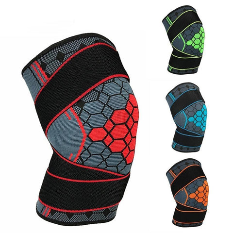 Sports Nylon Jacquard Knee Pads Knitted Protector