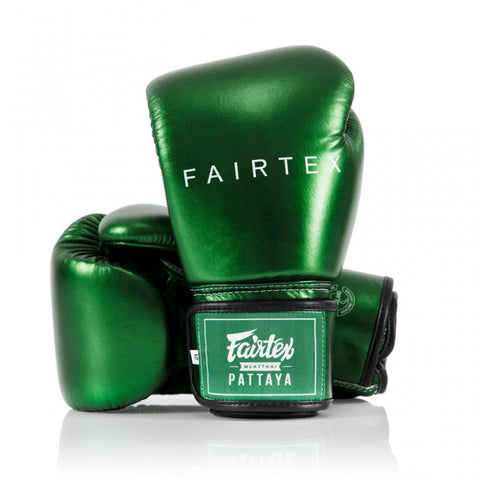 Fairtex Metallic Boxing Gloves - Red Green & Purple BGV22