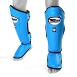 Deluxe Twins Leather Shin Pads - 7 Colours